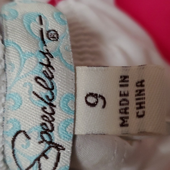 Floral Summer Dress with Bow in Back Summer Dress Spring Dress Zipper Lined - Picture 10 of 10